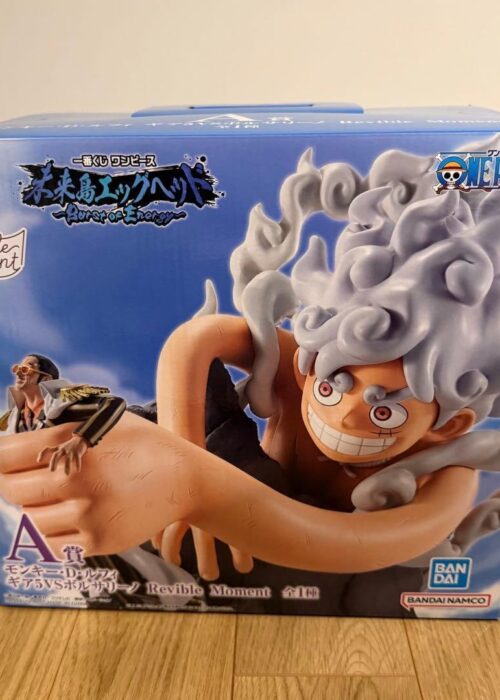Figure Ichiban Kuji One Piece Future Island Egghead Burst of Energy - A Prize Monkey D. Luffy Gear 5 vs. Borsalino Revib