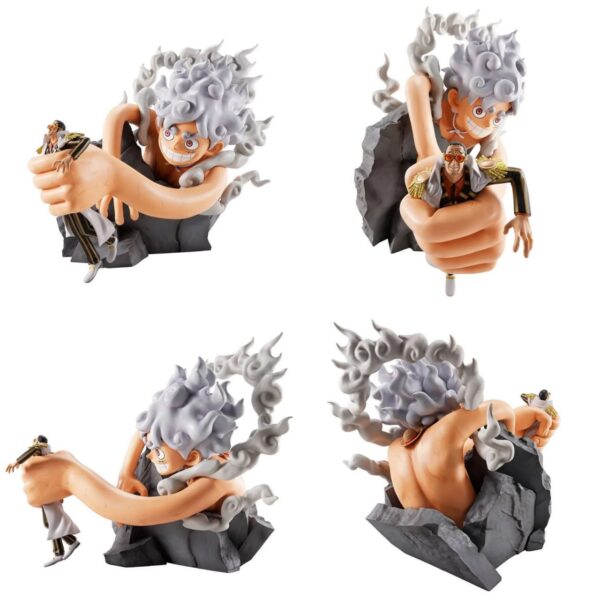 Figure Ichiban Kuji One Piece Future Island Egghead Burst of Energy - A Prize Monkey D. Luffy Gear 5 vs. Borsalino Revib