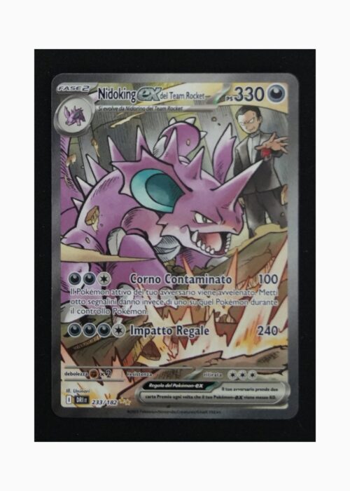 Nidoking ex del Team Rocket DRI 233 Pokemon Destined Rivals