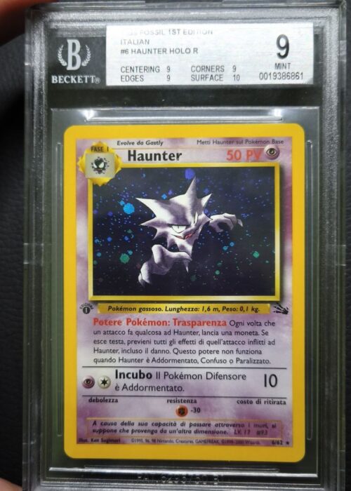Haunter Holo #6/62 · Fossil 1st Edition