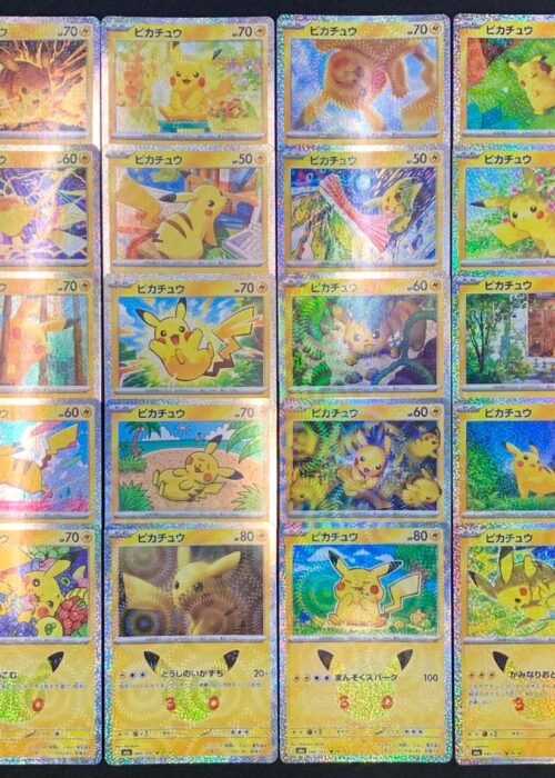 Complete Set 30 Pikachu 30th Anniversary